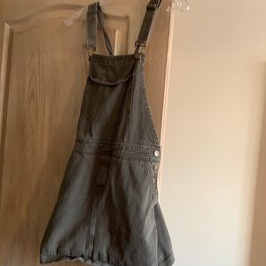 Army Green Jumper Jean Skirt